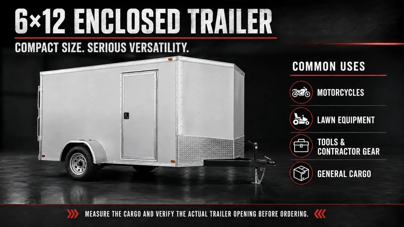 6x12 enclosed trailer guide