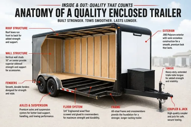 Enclosed trailer construction guide