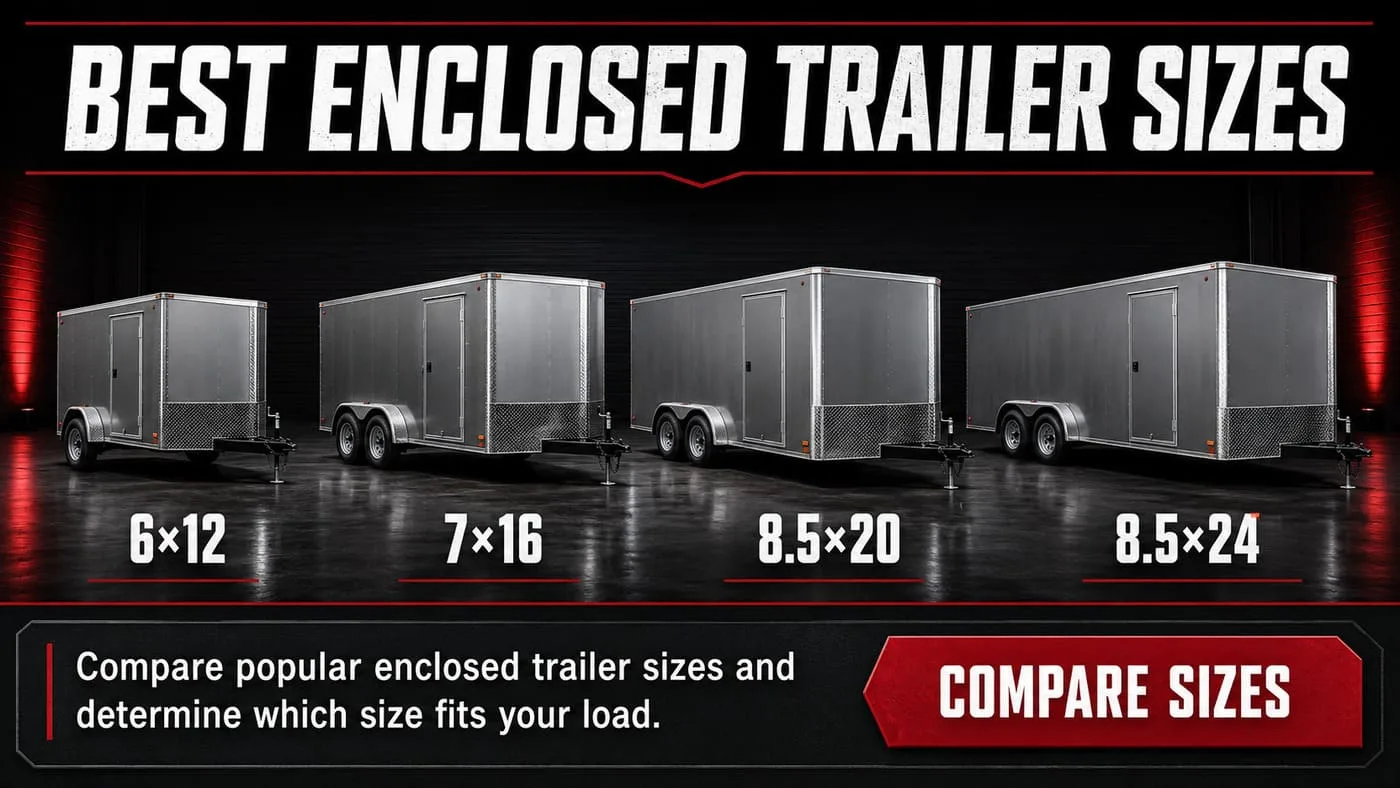 Best enclosed trailer sizes guide
