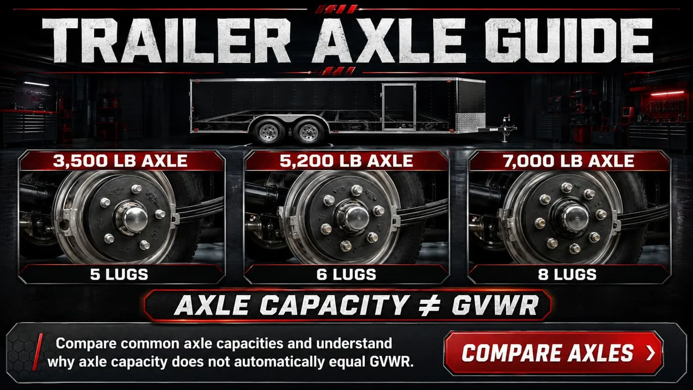 Trailer axle guide